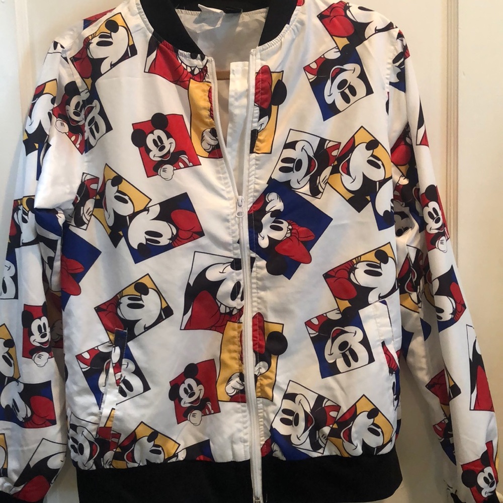 Disney Forever 21 Bomber zip up